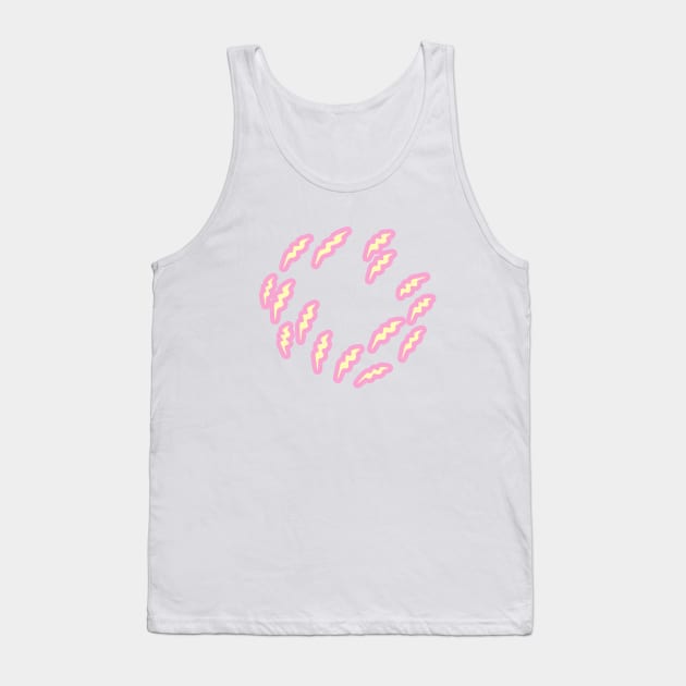 Pink Lemonade Lightning Tank Top by candidkiddo